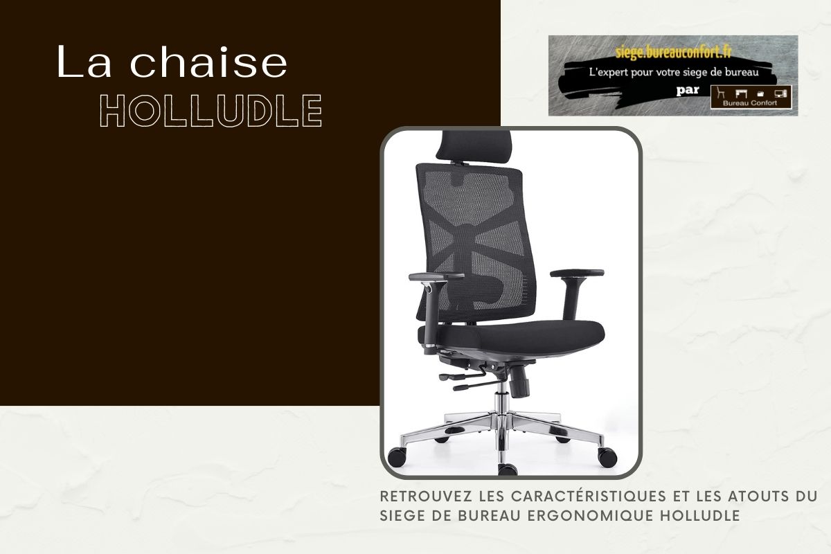 retour complet sur le siege ergonomique holludle